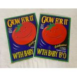 Pair of: Grow For It -400 Years of British Toms - Repro Enamel Signs. Condition as per photos. 37