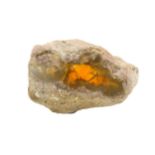 A 113.11ct of Rough Yellow Opal in Natural Form. 42.00x28.00x21.00mm