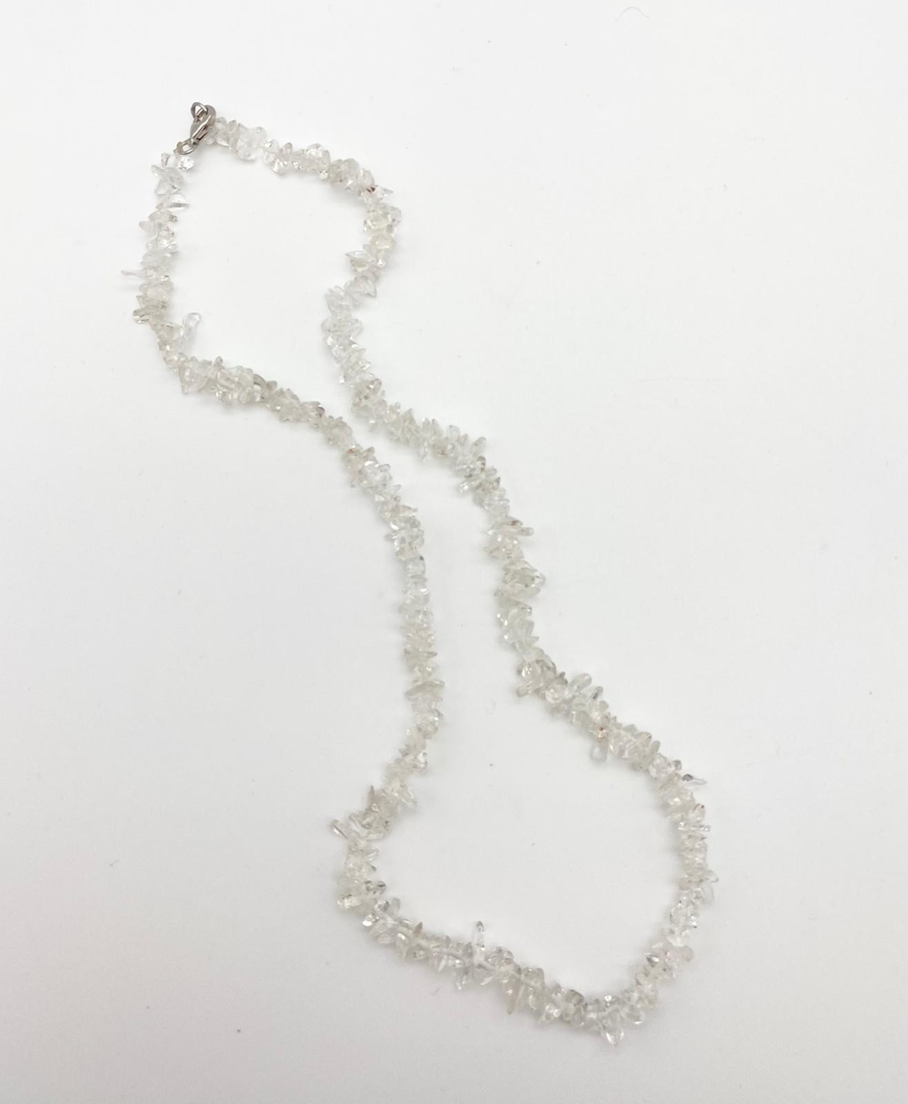 A Rock Crystal Necklace. 40cm. 18g - Image 2 of 3