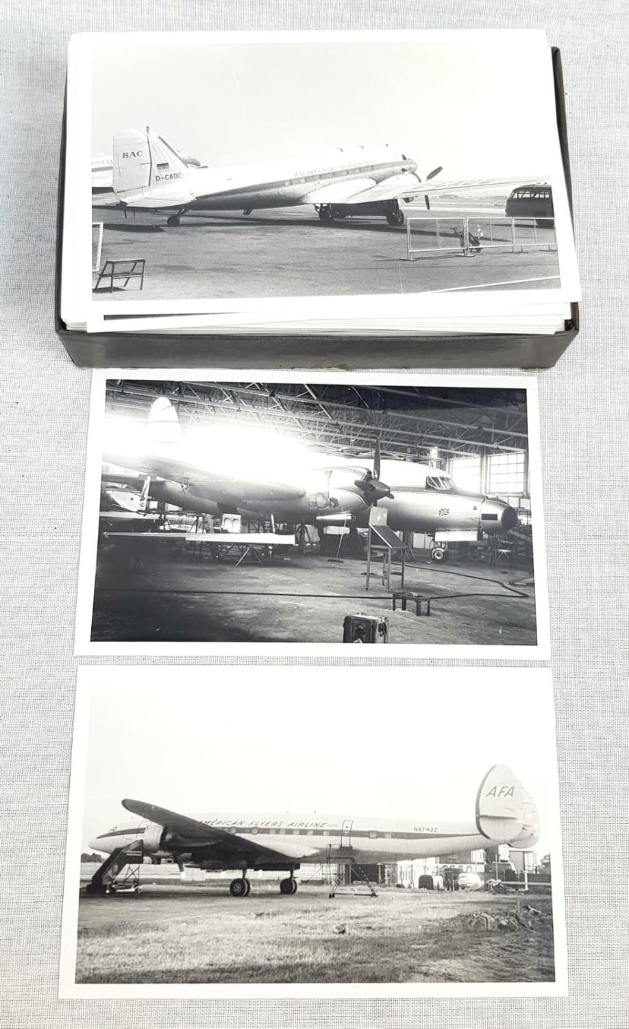 Over 400 Original Black and White Aircraft Photographs. Contains pictures taken from the 1960s to - Image 2 of 4