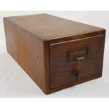 Antique Wooden Filing Drawer. 20 x 38cm