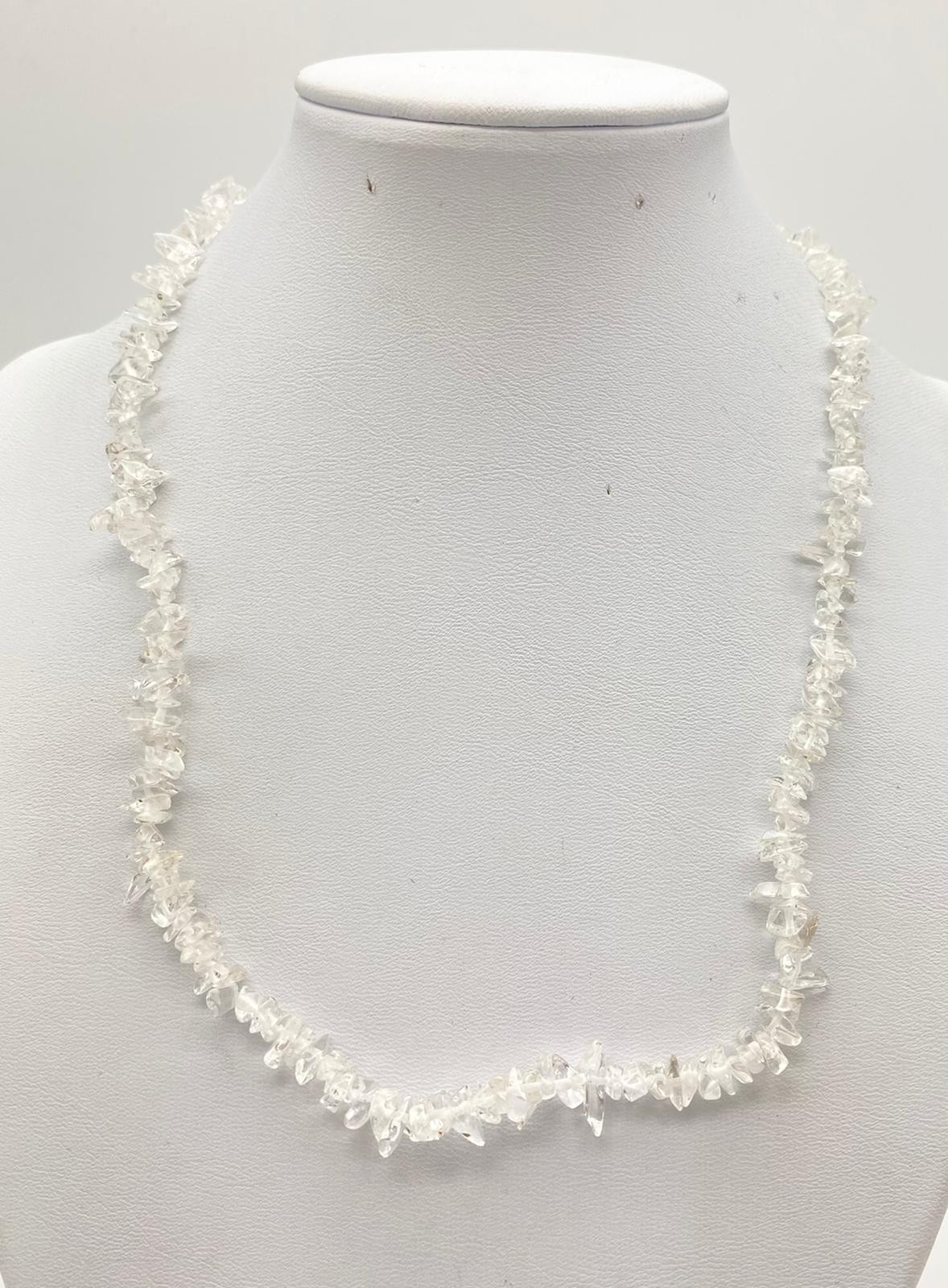 A Rock Crystal Necklace. 40cm. 18g - Image 3 of 3