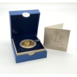 The Royal Mint Queen's Diamond Jubilee Silver (gold plated) £5 Commemorative Coin. Comes in