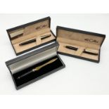 A Colibri Fountain Pen and a Colibri Mechanical Pencil. Excellent condition in original cases - Plus