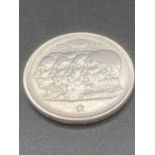 Silver Belgian hundred Franc coin 1951. Large coin known as the ?four kings?. Extra fine condition.