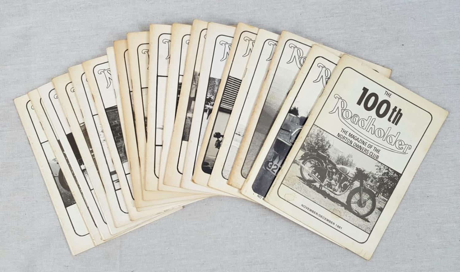 18 Editions of Roadholder - Norton Owners Magazine. 1980,81 and 82 editions. Good condition. - Image 2 of 4