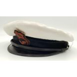 WW1 Royal Naval Air Service Petty Officers White Cloth Top Cap