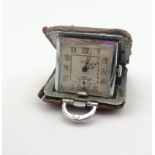 Antique Beyer Miniature Purse Watch. 35 x 35mm. As found.