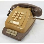 Vintage BT Analogue Phone with Exchange Buttons at Base. 14 x 24cm