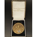 Telegraph Fantasy Football Champion Medal! 2001/2 Season. In original Telegraph case. Go on -