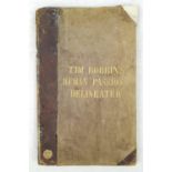 Antique Book - Tim Bobbins Human Passions Delineated. Circa 1850 - Wear on cover, spine but internal