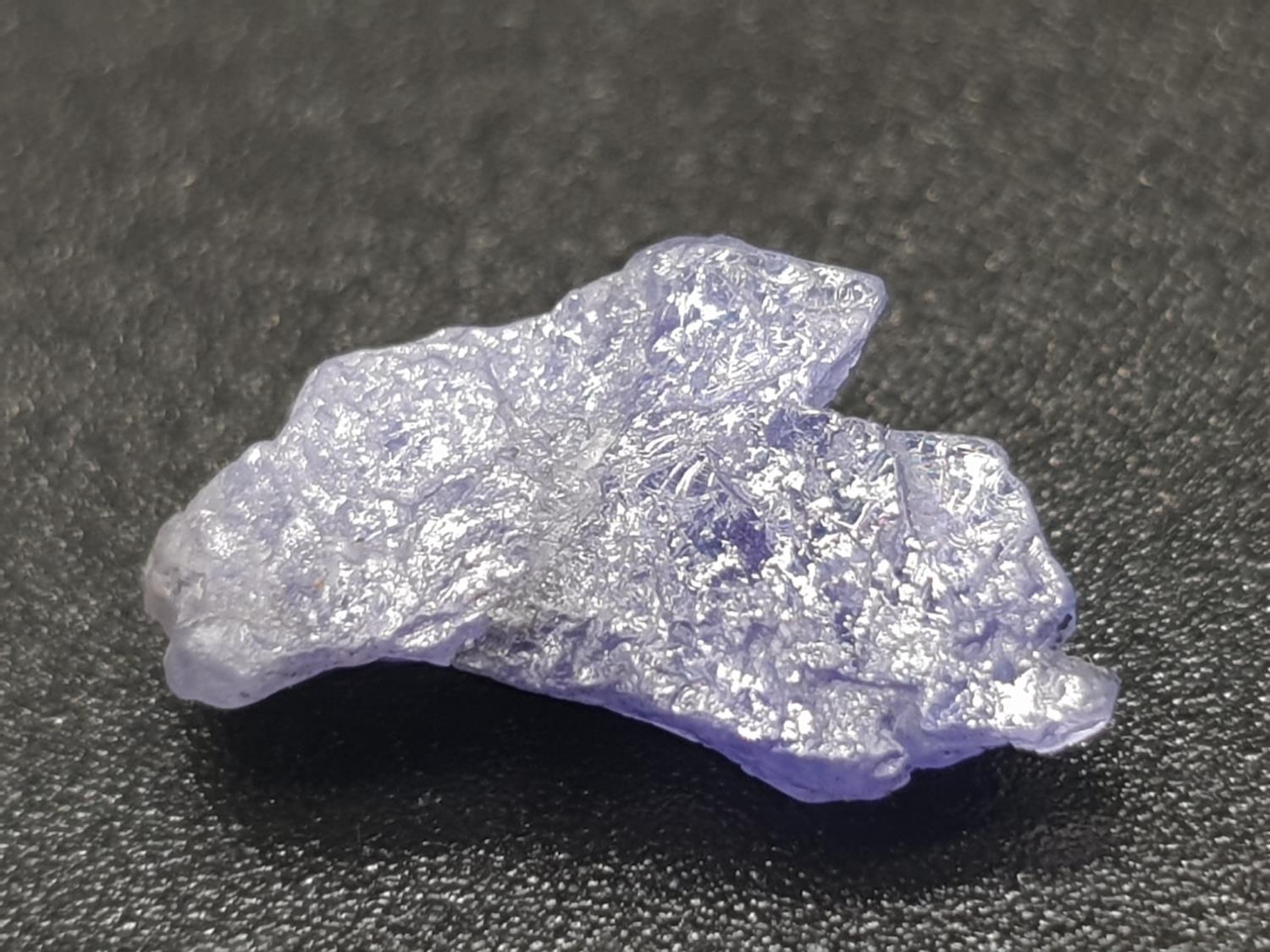 4.17cts of Rough Natural Tanzanite. GJSPC Certified. - Image 4 of 5