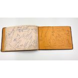 An Incredible Autograph Book From the 1950s! Highlights include: Bolton and Manchester Utd Team