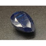 10.8cts of Pear Shaped Natural Blue Sapphire. GLI Certified.