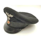 3rd Reich Railway Workers Visor Cap.