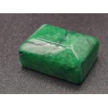 16.950cts of Rectangle Shaped Natural Emerald. GLI Certified