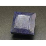 108cts of Square Shaped Natural Blue Sapphire. GLI Certified.