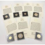 Six Westminster (Royal Mint) King George VI Coin Collection: Farthing, Half Penny, Penny,