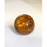 TIGERS EYE EFFECT MYSTIC THERAPEUTIC BALL. 76gms