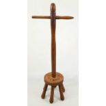 Antique Wooden Victorian Wash Dolly. 90cm tall.