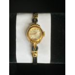 Vintage ladies 1950/60?s Accurist gold filled 21 jewels cocktail watch, manual winding ,full working