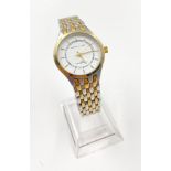 A Christin Lars Ladies Watch. Two-Tone stainless steel strap. White Dial. As, new, in original box
