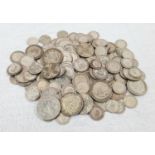 A Mixed Bag of Pre 1947 .500 Silver British Coins. 685g