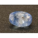 2.9cts of Oval Shaped Ceylon Natural Blue Sapphire. GLI Certified.