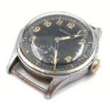 WW2 German Army ?Bulla? Wrist Watch. Marked ?D.U? for Deutsch Heer.