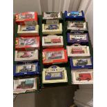 Large selection of corgi collectible vehicles in original unopened boxes.