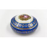 Limoge France - Small Meissnet domed Trinket Box.