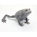 BRONZE FROG SIGNED BY DIDO. WEIGHT: 496g HEIGHT: 7cm, limited edition 1 of 12 made.