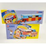 2 CHIPPERFIELDS CIRCUS CORGI CLASSICS, A SCAMMELL CONSTRUCTOR WITH CANNON AND RINGMASTER PLUS A