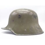 WW1 Imperial German 1916 Model Stahlhelm Helmet. A nice untouched piece in amazing condition apart