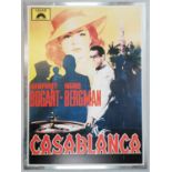 A Vintage (1960s) Italian Casablanca Movie Poster. In frame - 72 x 98cm.