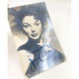 An Early Joan Collins Picture and Autograph.