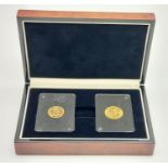 A 22K Gold Queen Victoria Full and Half Sovereign Set. Full dated 1877 - Young Head. Half dated 1859