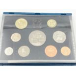1996 Royal Mint UK Proof 9-Coin Set. Includes Euro 96 £2 Coin. Comes in presentation box.