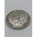 Silver half crown 1918 in extra fine condition having clear detail and definition to both sides.