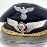 3rd Reich Railway Workers Visor Cap