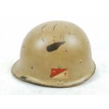 Gulf War 1 Iraqi M80 Helmet with unit marking.