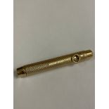 9ct gold pencil holder 31g gross weight fully hallmarked