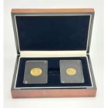A 22K Queen Victoria Full and Half Sovereign Set. Full Dated 1877 - Young Head. Half Dated 1880 -