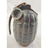 INERT No5 MK1 Mills Grenade. Made at the Elm Bank Foundry, Glasgow