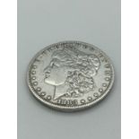 Silver USA Morgan dollar 1883 Philadelphia Mint. Extra fine condition ,having bold and clear