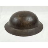 WW1 British Brodie Helmet Stamped 'HS' = Hadfield Ltd of Sheffield circa 1916 ? 1919. A really nice