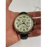 Vintage doxa Luftwaffe German flying Corps FLZ Pocket watch conversion , dial marked eigentum der