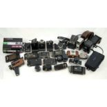 A Vintage Eclectic Mix of Cameras, lenses and other attachments. Please see photo for detailed