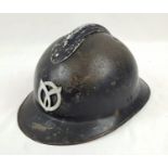 WW2 French Milice Helmet, A French political paramilitary organisation who fought to bring down