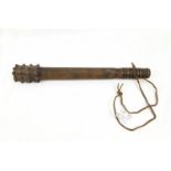 WW1 Imperial German Trench Raiding Mace. Made from a table leg and boot stunds